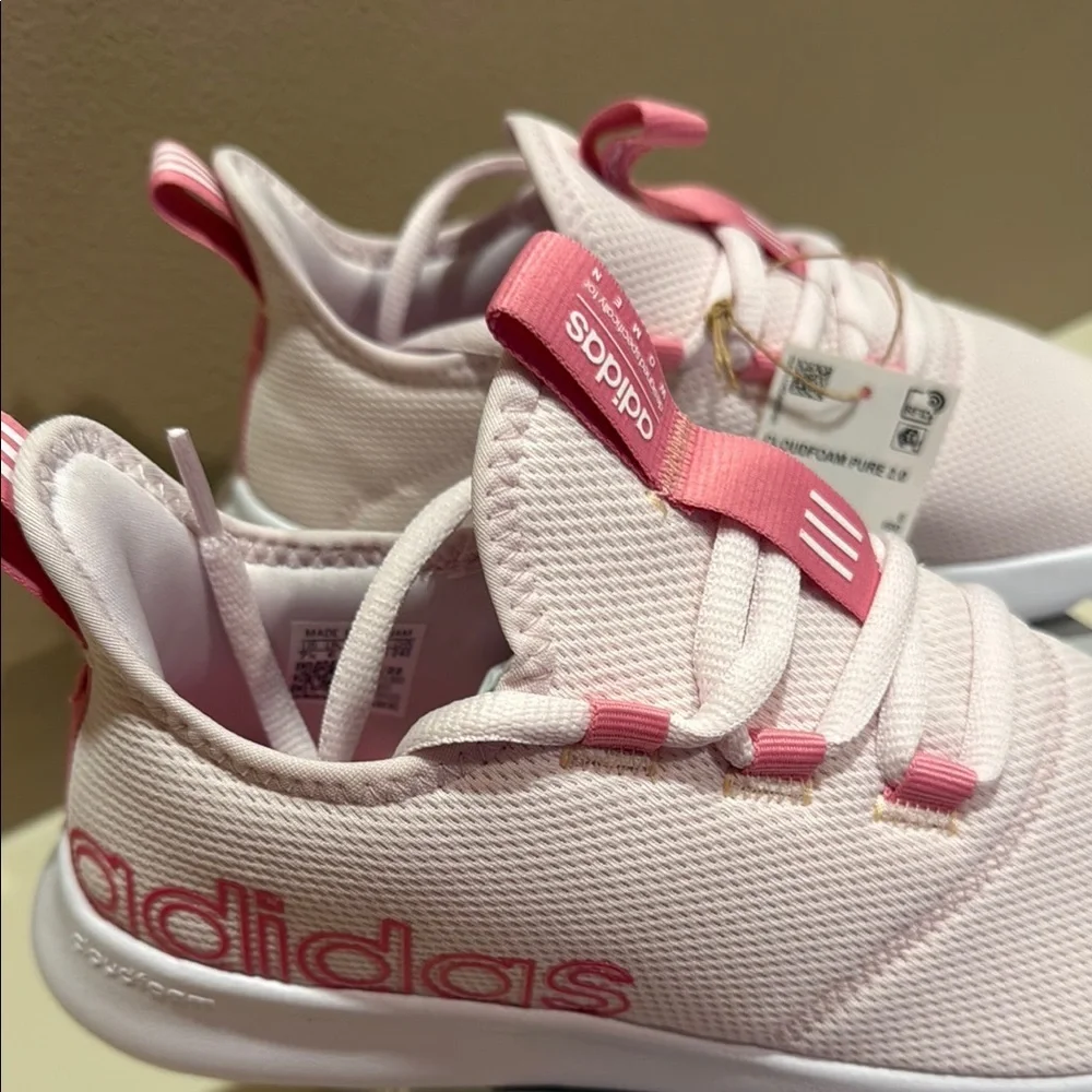 Adidas Cloudfoam Pure 2.0 Women’s Size 7.5 Running Shoes Light Pink - Picture 5 of 12